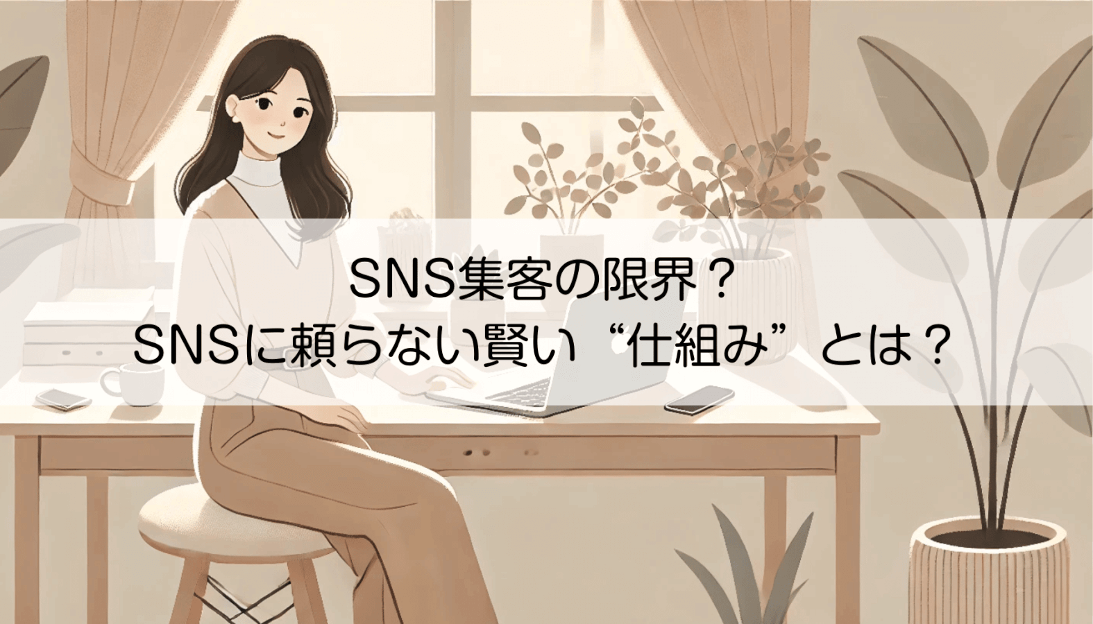 SNS集客の限界？ SNSに頼らない賢い“仕組み”とは？